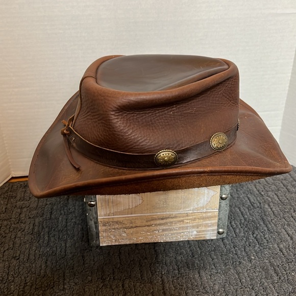 Leather Henschel Hat size large - Picture 5 of 16